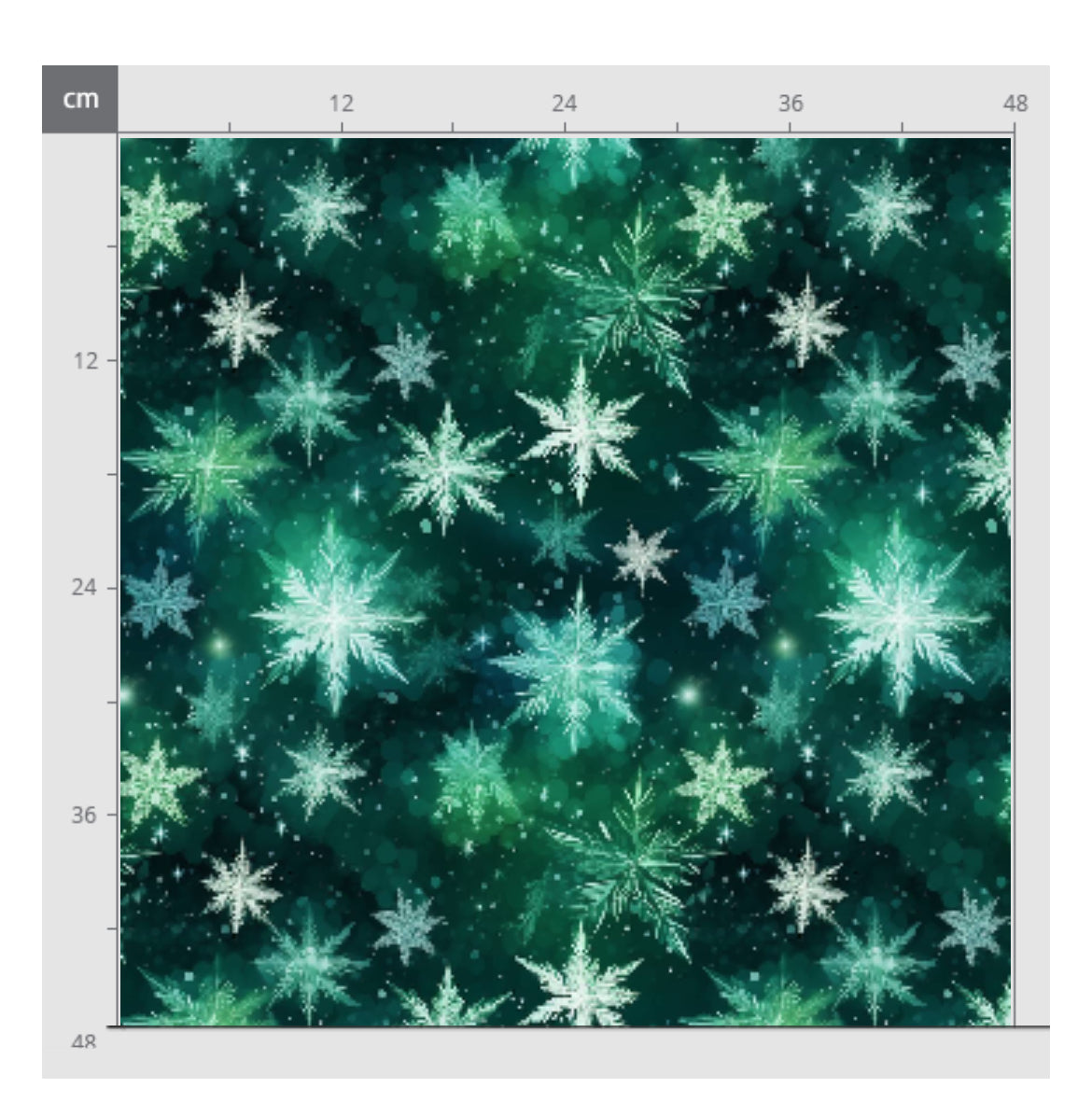 Grüne Schneeflocke Neue Vorbestellung